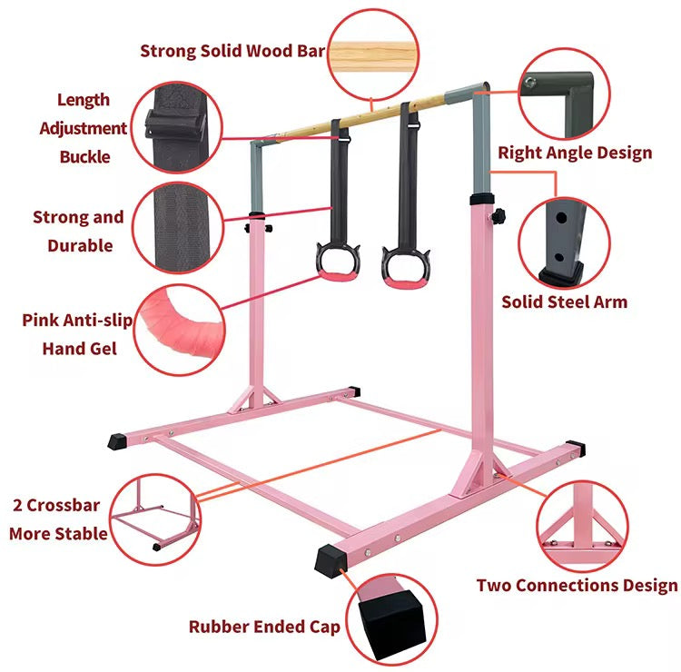 Authentic Gymnastics Home Bar