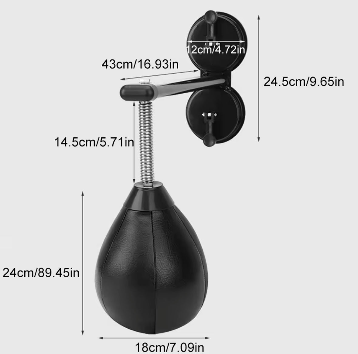 Portable boxing speed ball