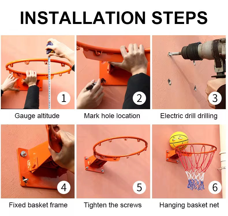 Portable Metal Basketball Hoop