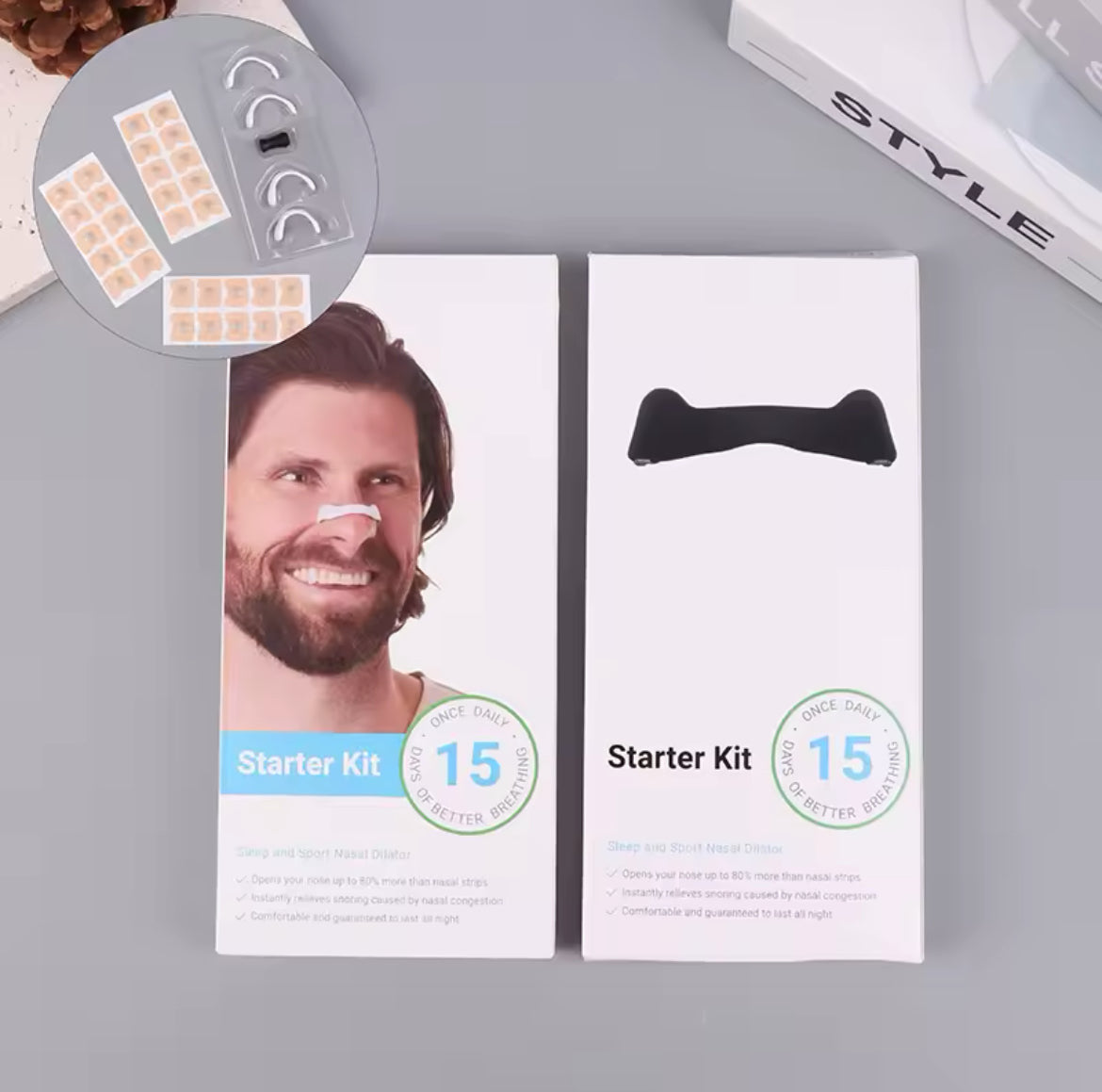 Magnetic Nasal Breathing Set